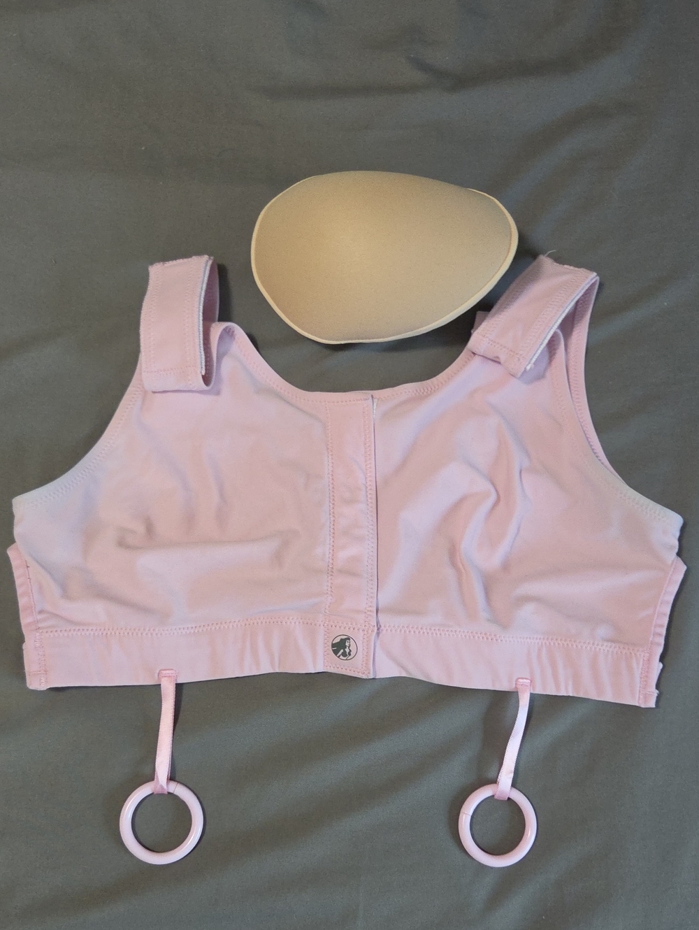 Mastead Pink Recovery Bra With Integrated Left Breast Form